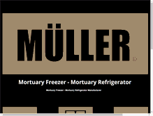 Tablet Screenshot of mortuaryrefrigerator.com